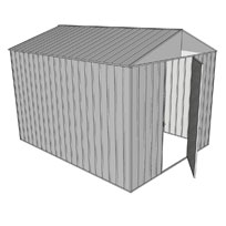 tunnel shed 2.3x3.0 gable hinged doors tg23h130n0